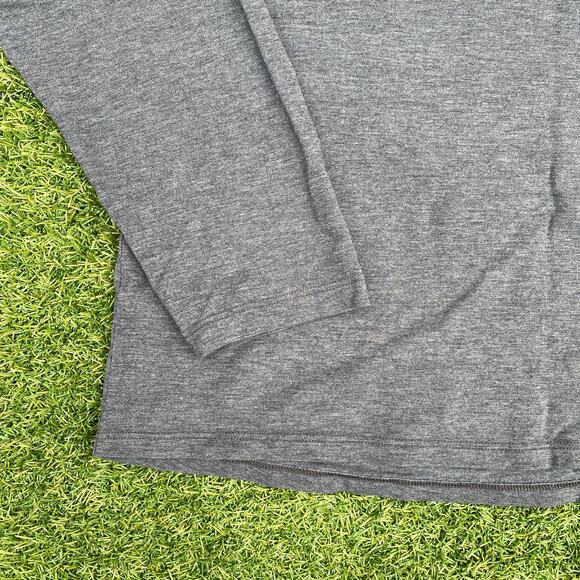 Lululemon Athletica Men's Grey Henley Button Workout Shirt XL - Picture 3 of 5